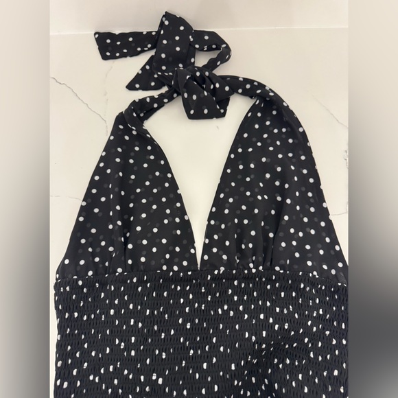 Peppermayo Exclusive Holden Mini Dress- Black Polka Dot- Size US 8 - Picture 11 of 16